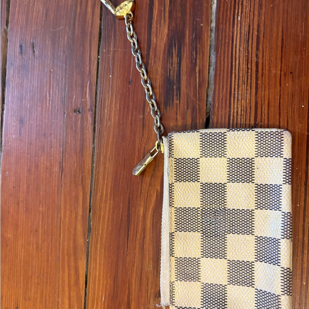 Checkered Key Pouch